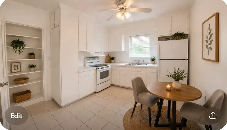 Staged Kitchen