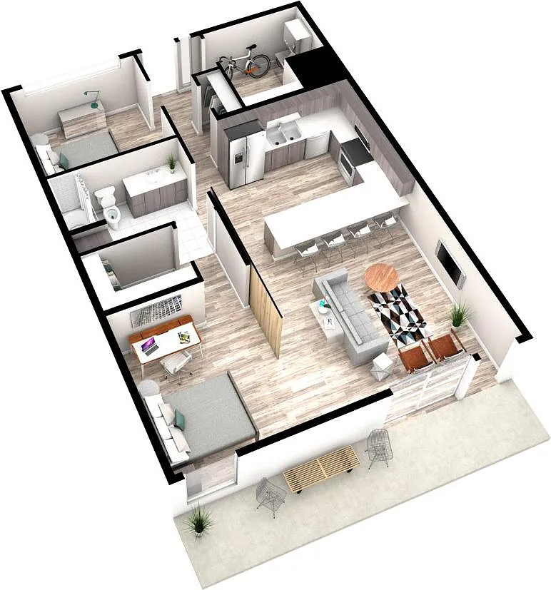Floor plan Kelvin