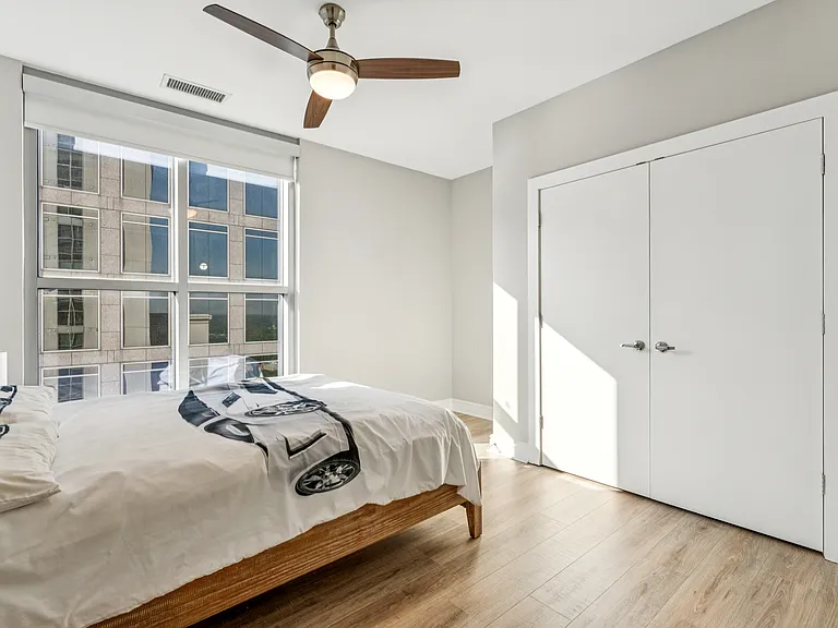 The bedroom is now EMPTY