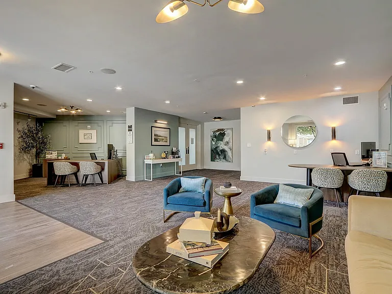 Welcome to the Stylish Leasing Office at Ralston Apartments in Downtown Indianapolis