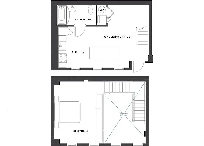 Floor plan Live Work