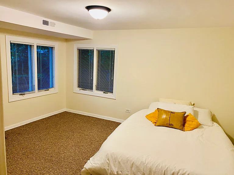 Lower level walk out bedroom 15 by 12