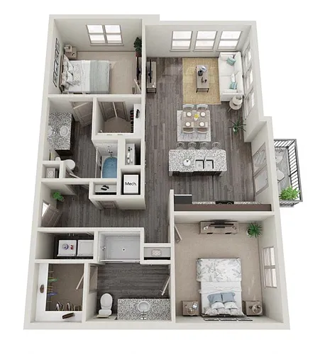 Floor plan B4