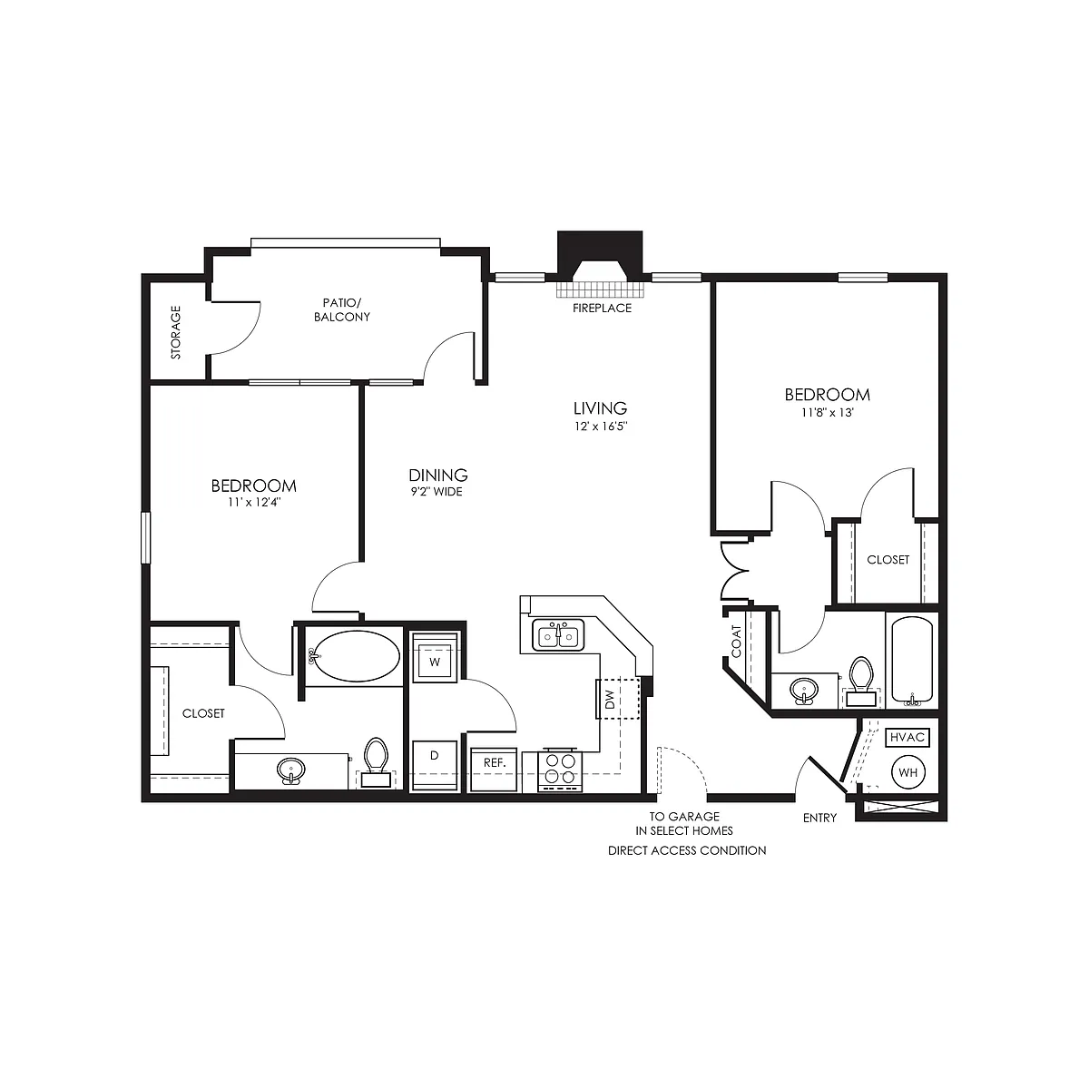 Floor plan B1G