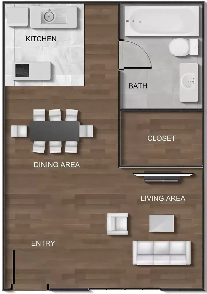 Floor plan Studio