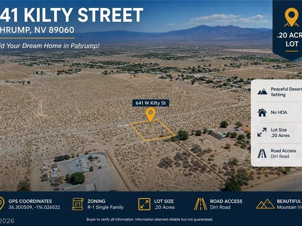 641 W Kilty St, Pahrump, NV 89060
