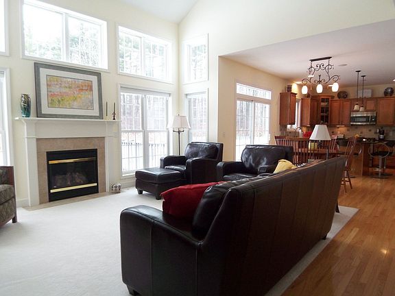 Family Room and Kitchen flow together 