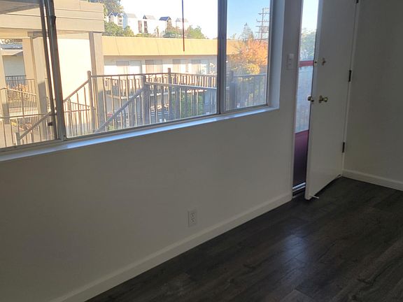 View from Living Room Windows - face garden courtyard and pool