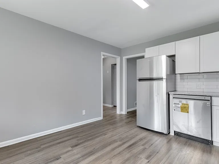 Kitchen into hallway
