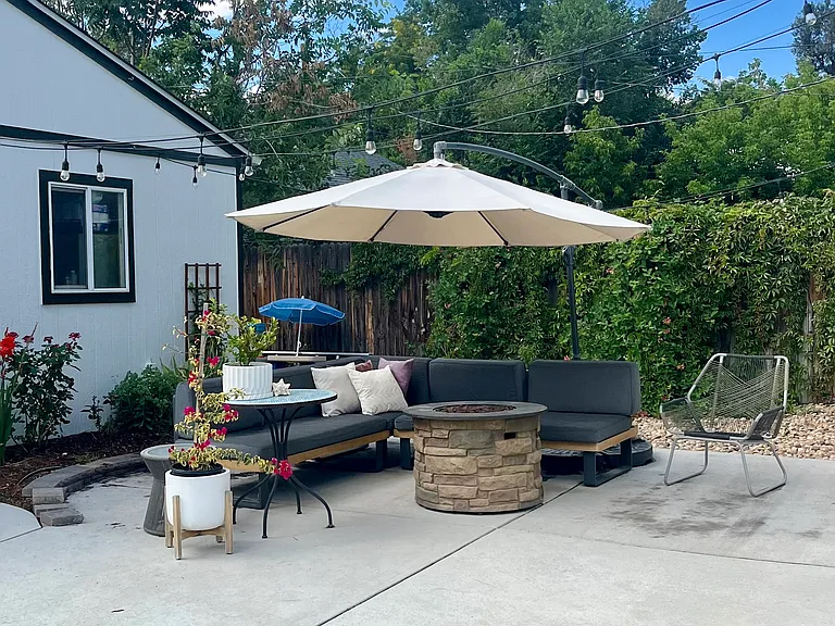Back patio