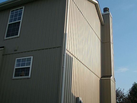 Side of House with Fireplace