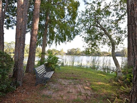 Enjoy the lakefront breeze from the park bench!