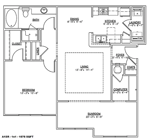 Floor plan A1SR