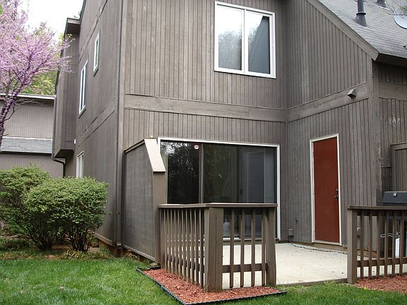 Back view porch and storage