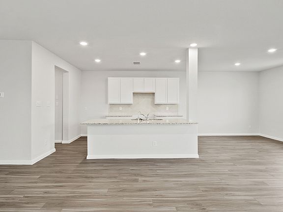 Family Room to Kitchen and Dining