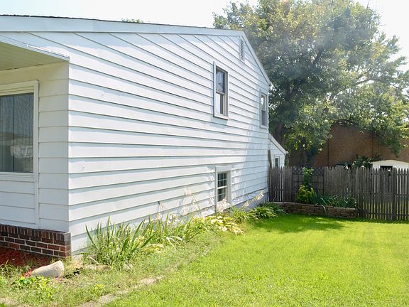 Large landscaped yard