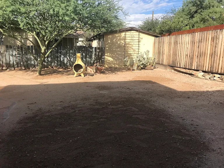 Backyard Southwest cornerr