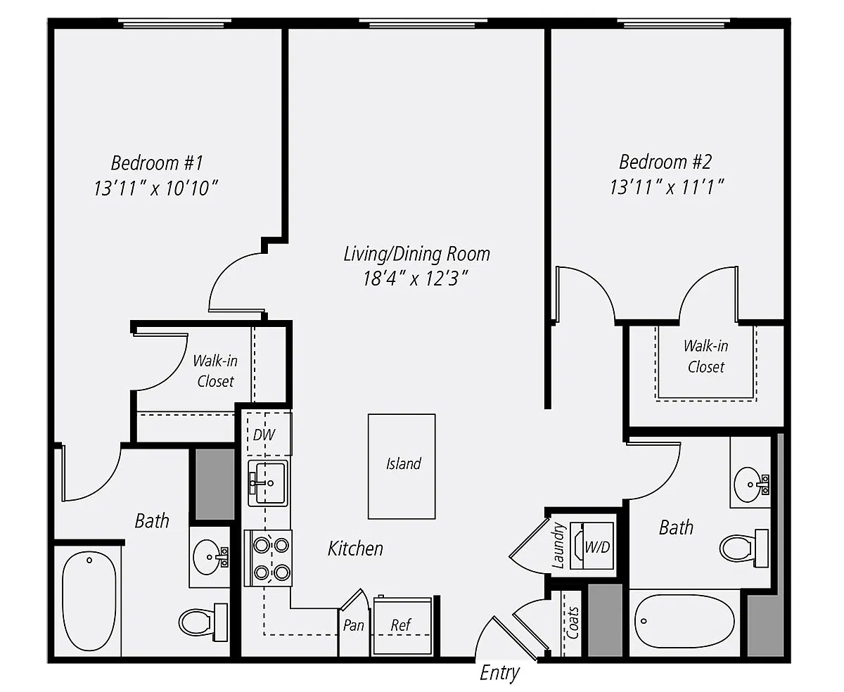 Floor plan B4-A11-318