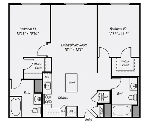 Floor plan B4-A11-318