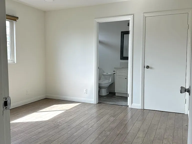 Master bedroom and master bathroom