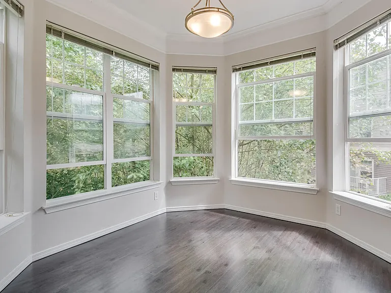 Large windows invite plenty of natural light into your home