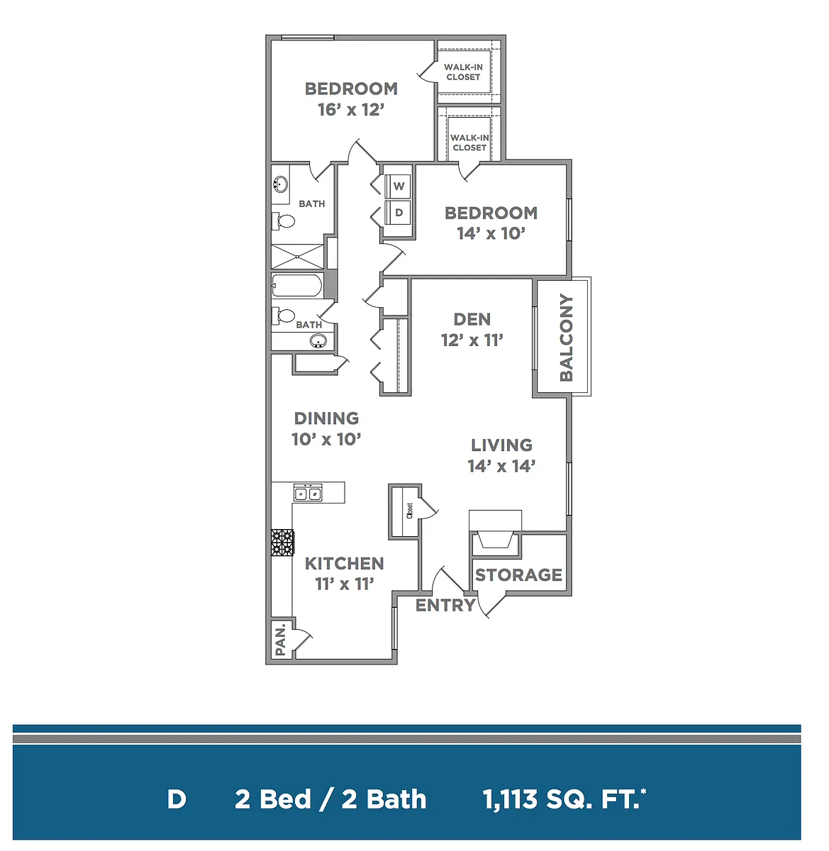 Floor plan 2X2