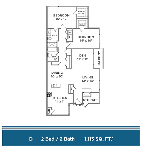 Floor plan 2X2