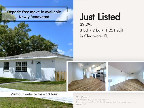 3 Bedroom Houses for Rent in Clearwater FL - 68 houses | Zillow