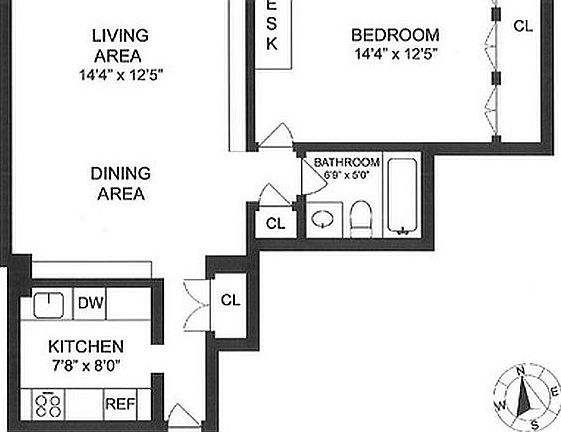 5th image of 30 W 61st St APT 26E
