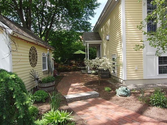 Custom brick walkway
