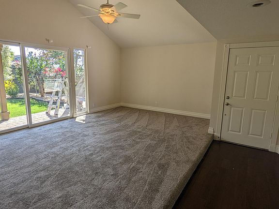 Another photo of the massive formal living / dining and the front door