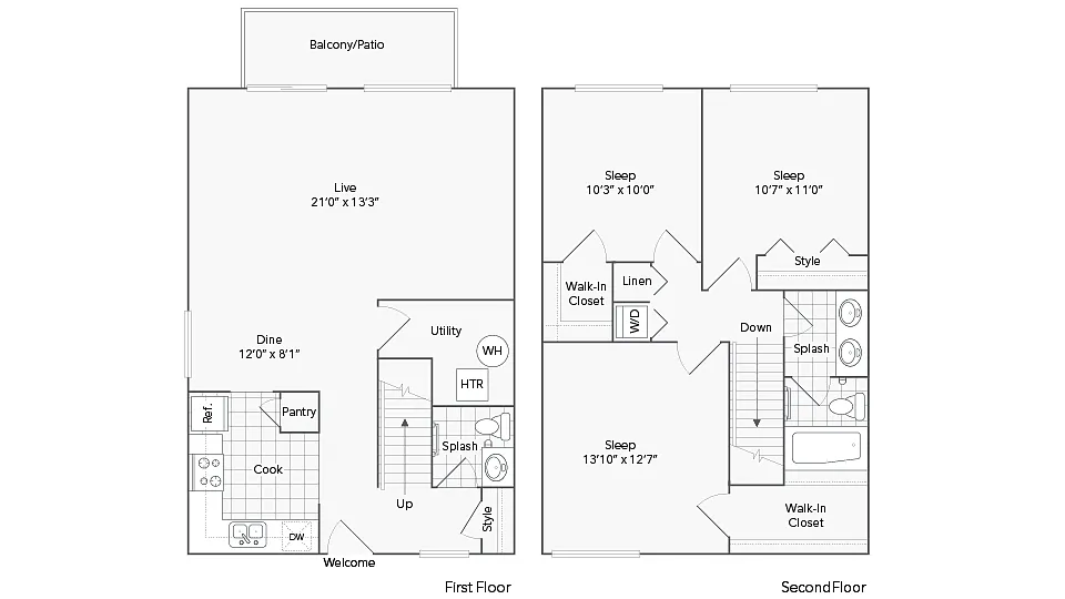 Floor plan Monona