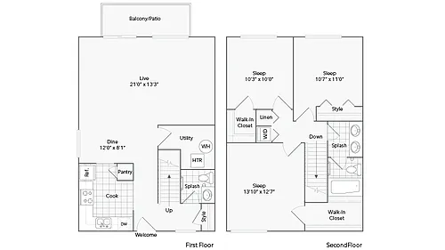 Floor plan Monona