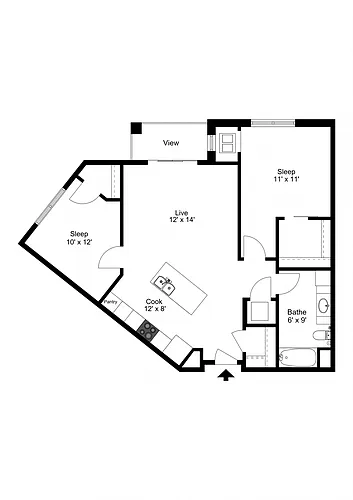 Floor plan The Waunakee