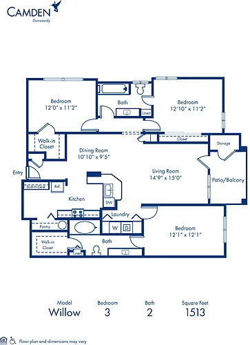 Floor plan Willow