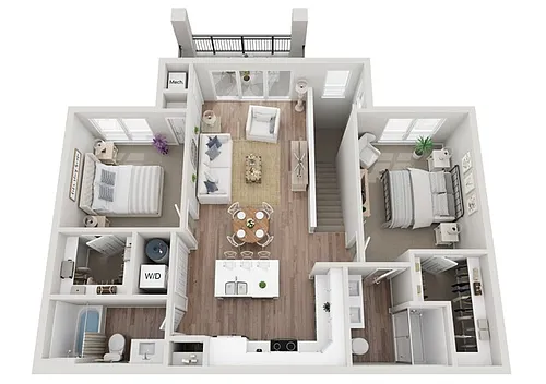Floor plan 2BR B