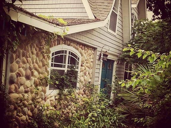 Front of our little stone cottage