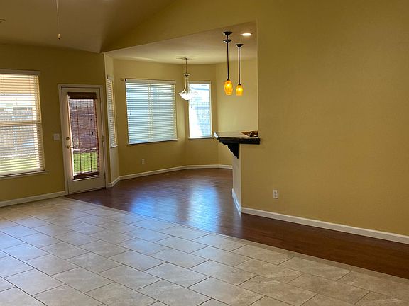 Living/dining area from front door
