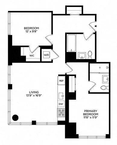 Floor plan 2AC East