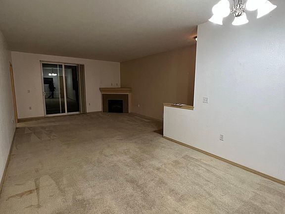 Open concept living room and dining room.