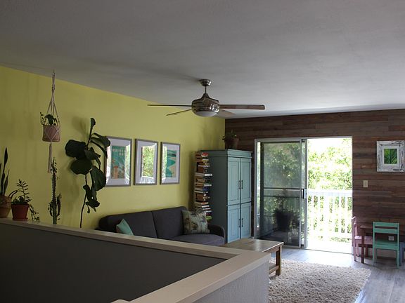 Living room area entering from the garage