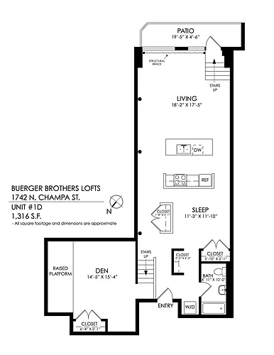 Floor plan 2 Bedroom
