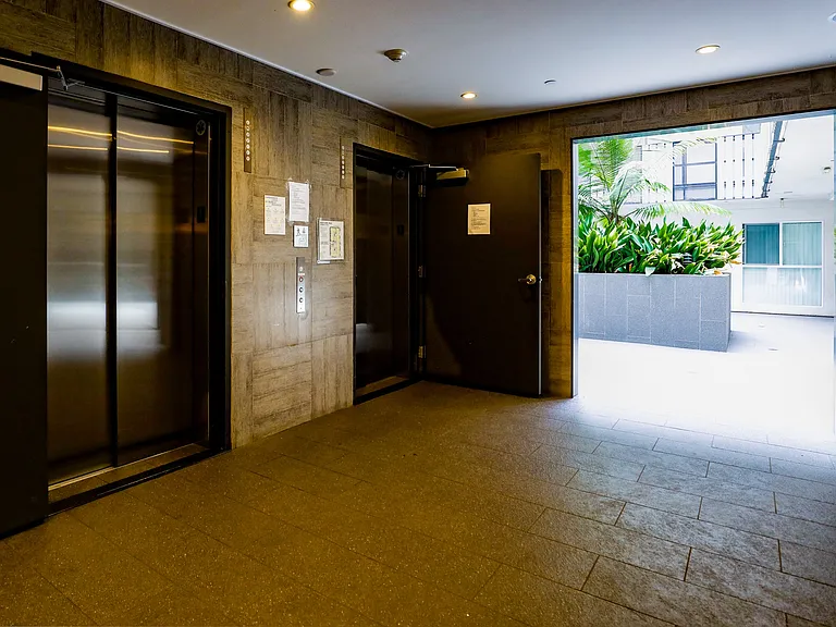 Lobby and Elevator