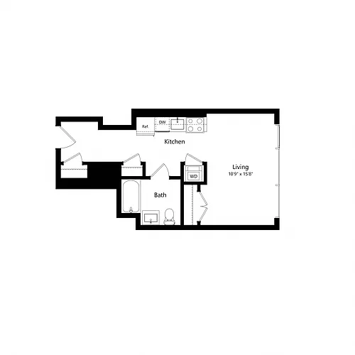 Floor plan Studio | S02a