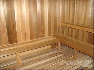 a steam room