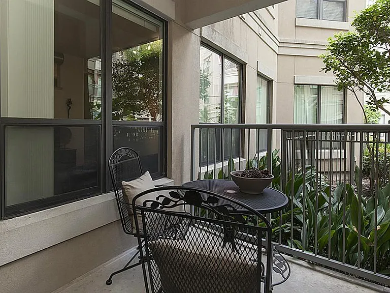 Private Balcony facing Swimming pool
