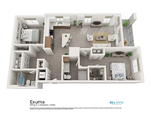 Floor plan Exuma