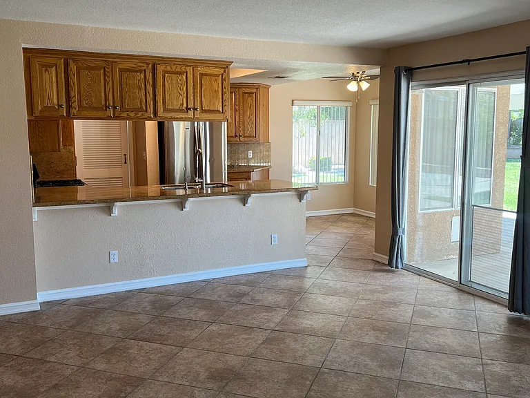 Kitchen Overlooking Family Room