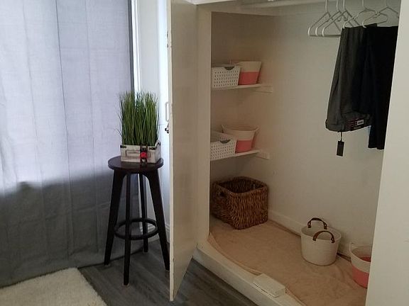 One of three bedrooms