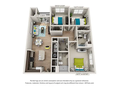 Floor plan The Beacon